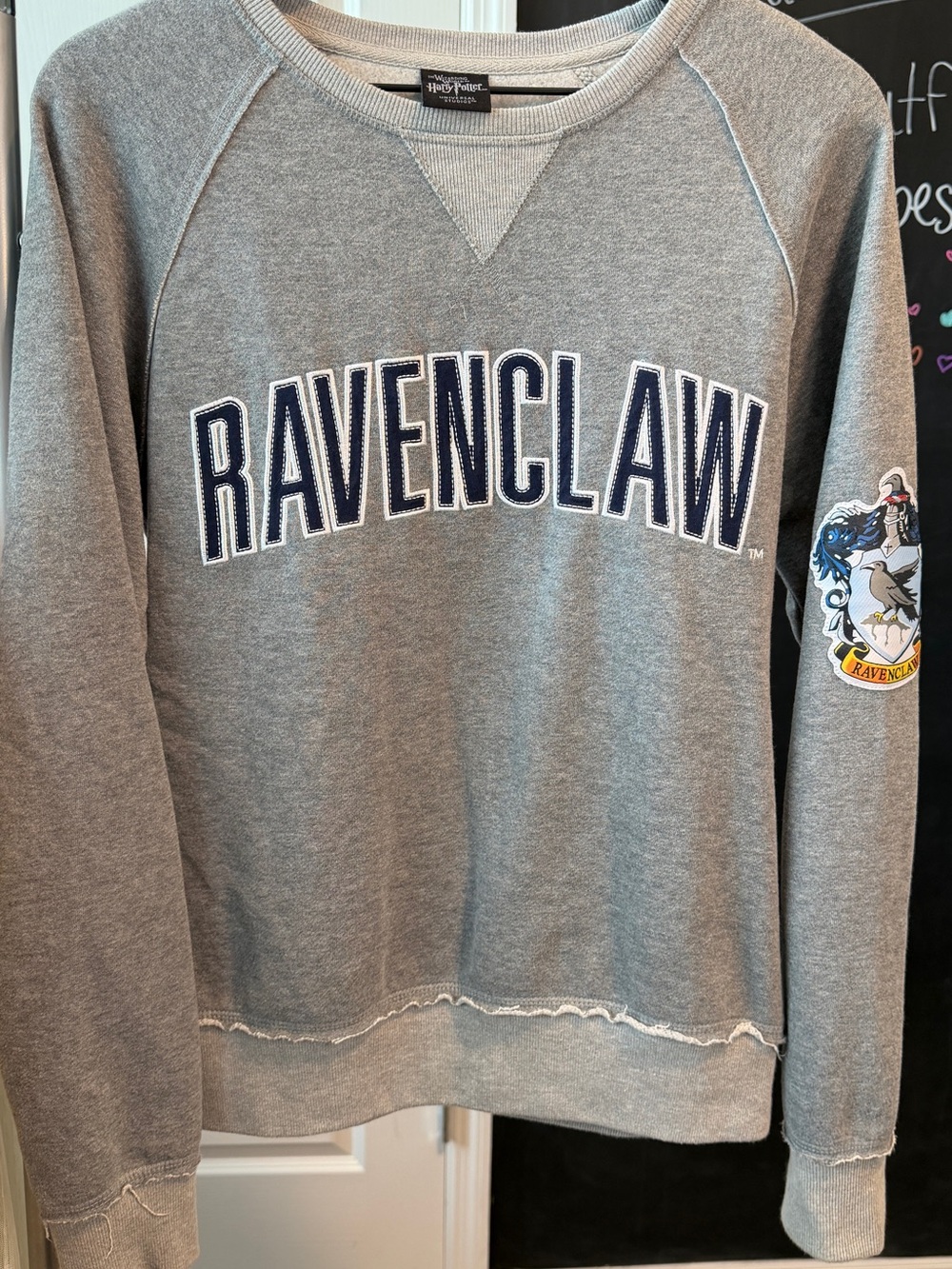 Harry Potter Ravenclaw Gray Crewneck Sweatshirt